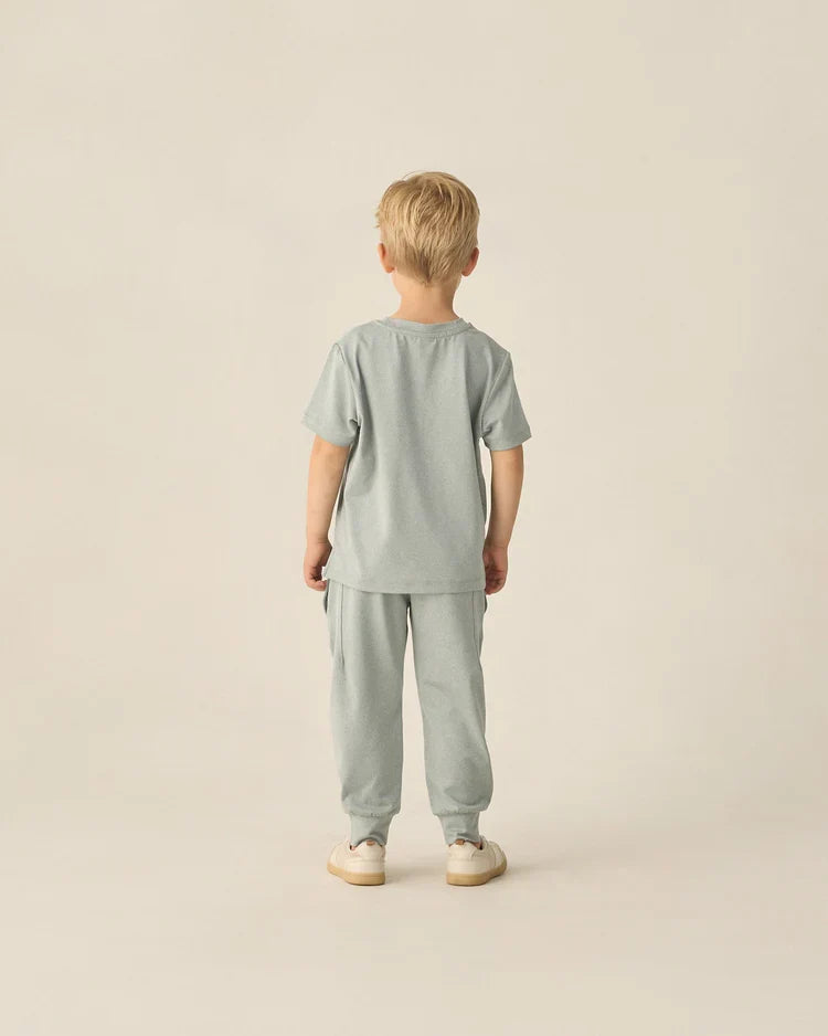 Cove Essential Pocket Tee | Heathered Sea Green | Rylee & Cru-6