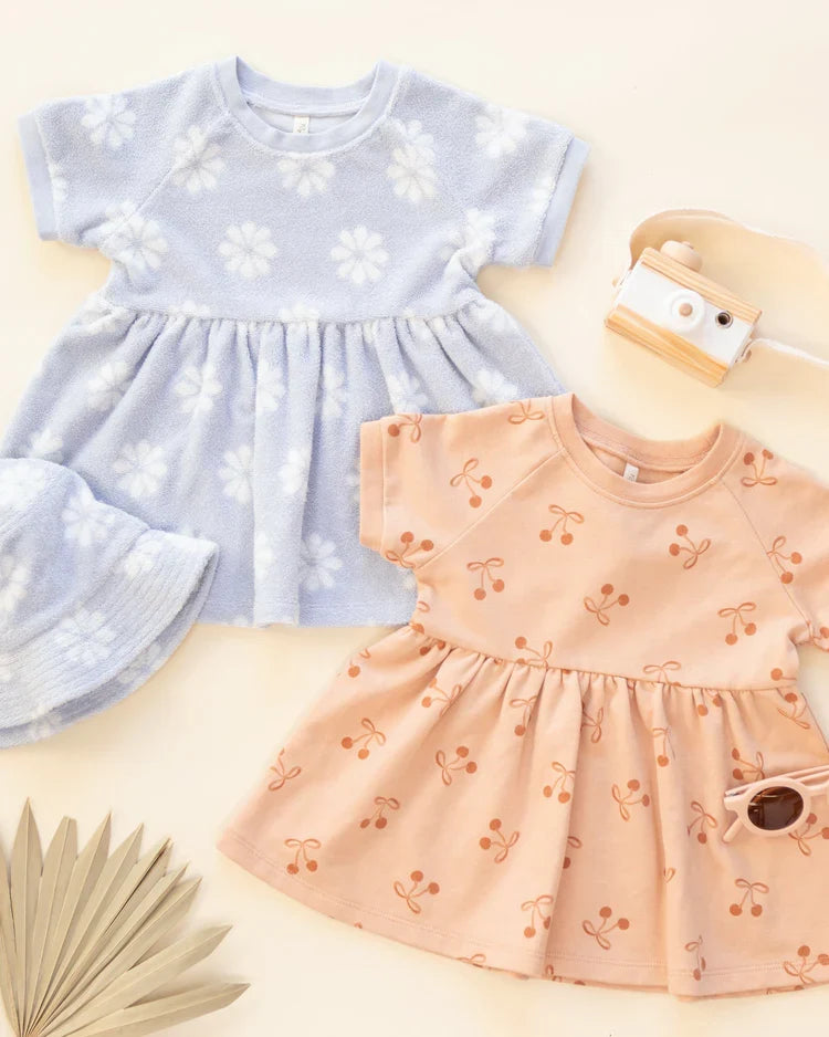 Raglan Dress | Periwinkle Daisy | Rylee & Cru-3