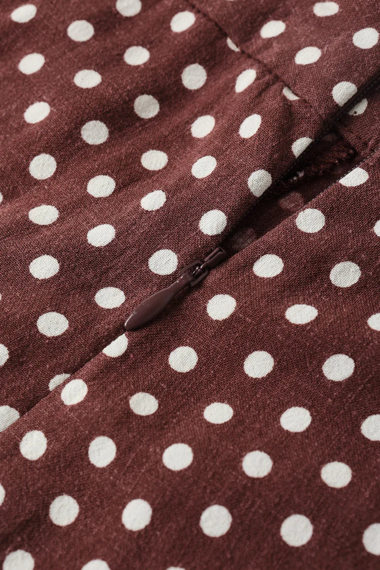 Teen Rachel Skirt | Chocolate Polka Dot | Rylee & Cru-5