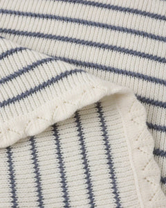 Ladies Knit Vest | Marine Stripe | Rylee & Cru-5