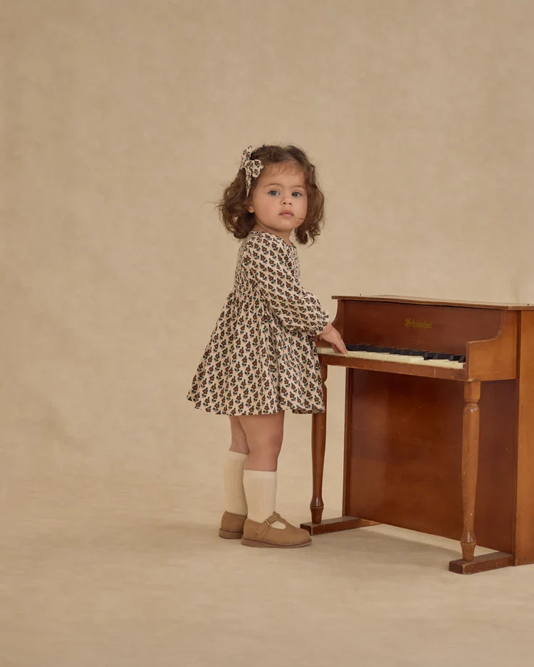 Ribbed Socks | Black, Antique | Rylee & Cru-1