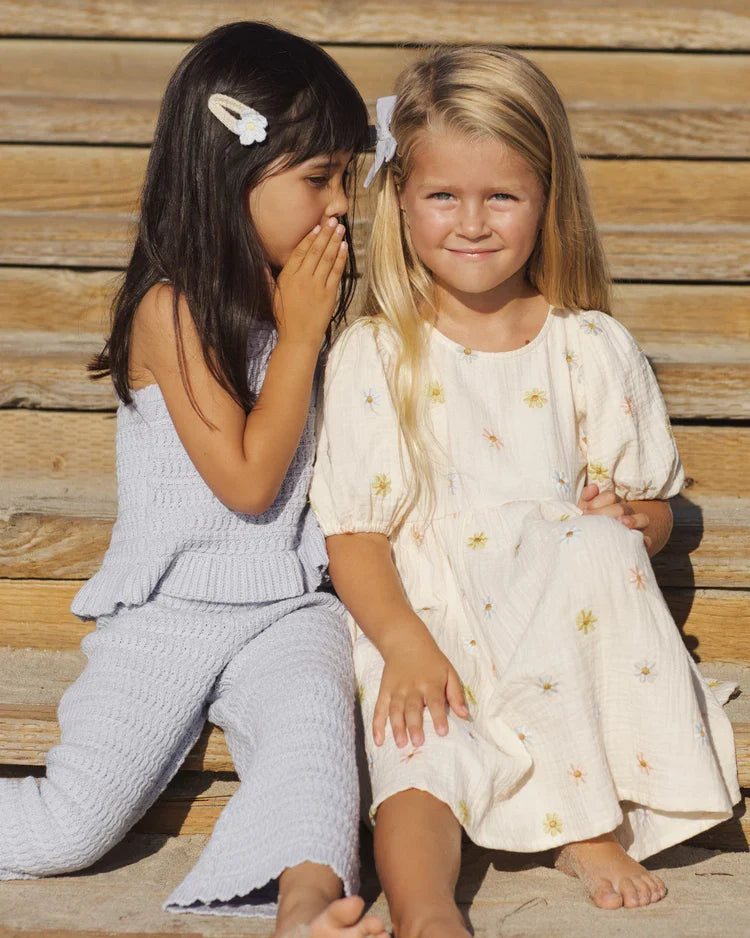 Marley Dress | Embroidered Daisies | Rylee & Cru-3