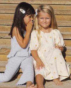 Marley Dress | Embroidered Daisies | Rylee & Cru-3