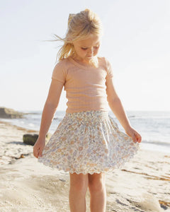 Pointelle Tee | Melon | Rylee & Cru-1