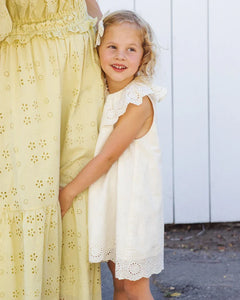 Marina Dress | Ivory | Rylee & Cru-1