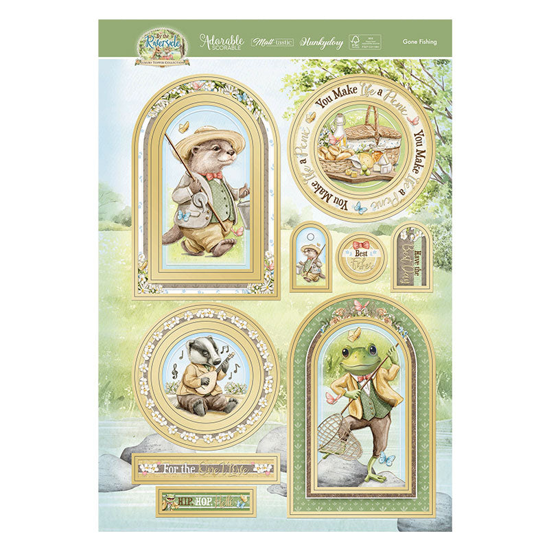 Gone Fishing Luxury Topper Set-2