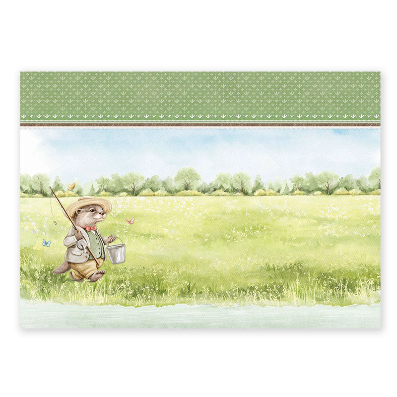 Gone Fishing Luxury Topper Set-4