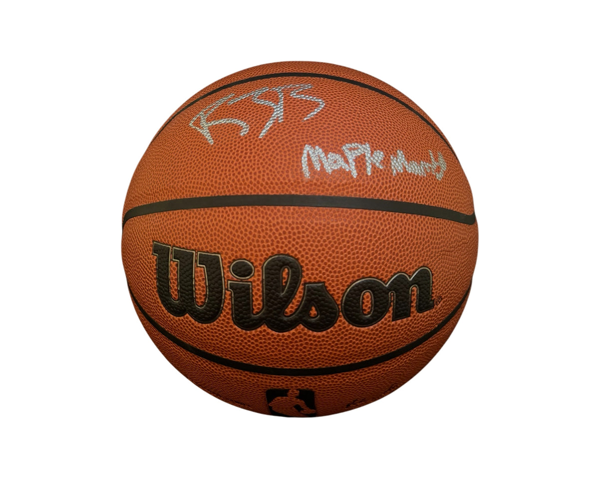 RJ Barrett Autographed Wilson NBA I/O Basketball Inscribed "Maple Mamba"-1