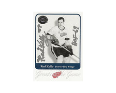 Red Kelly Autographed 2001 Fleer Greats of the Game #78 Hockey Card Inscribed "HOF-69"-1