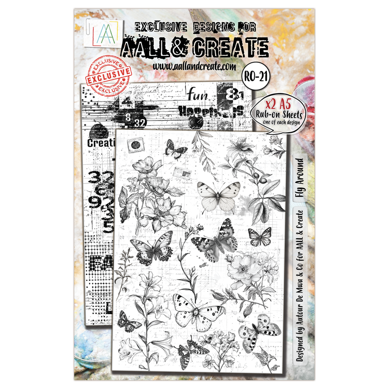 AALL and Create - A5 Rub-Ons - Fly Around-1