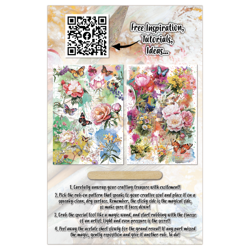 AALL and Create - A5 Rub-Ons - Bloomscape-2