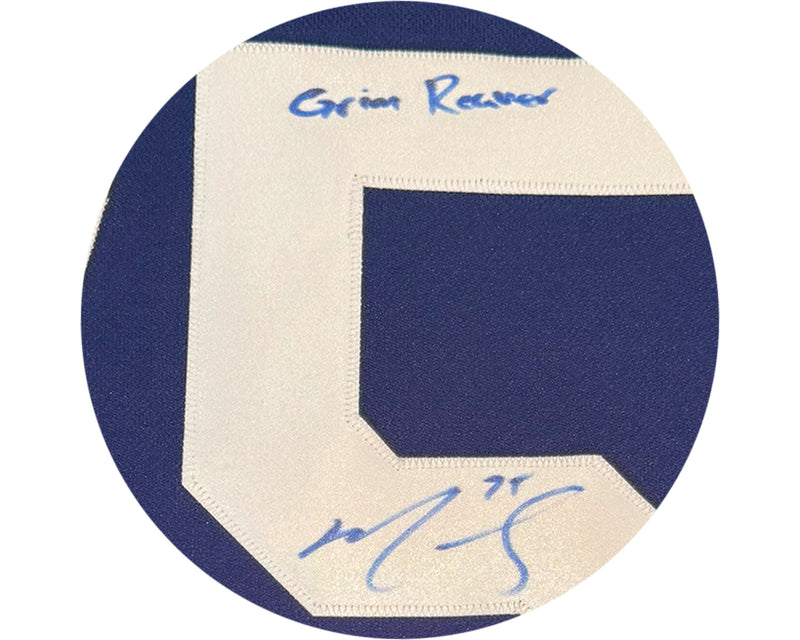 Ryan Reaves Autographed Toronto Maple Leafs Home Blue Fanatics Premium Jersey Multi-Inscribed-2