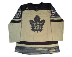 Ryan Reaves Autographed Toronto Maple Leafs Salute to Service Adidas Jersey-3