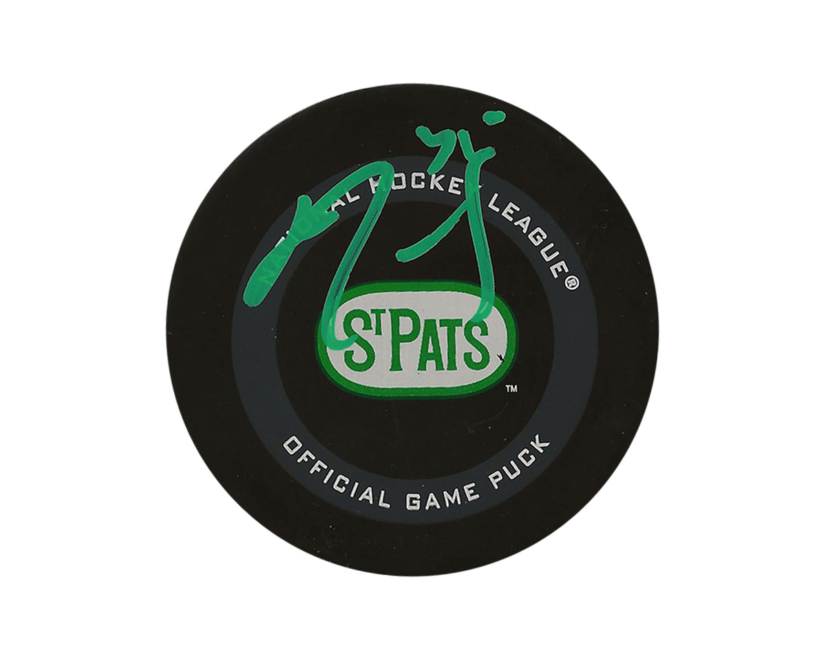 Ryan Reaves Autographed Toronto Maple Leafs St. Pats Official Game Puck-1