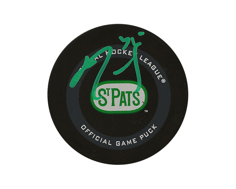 Ryan Reaves Autographed Toronto Maple Leafs St. Pats Official Game Puck-1