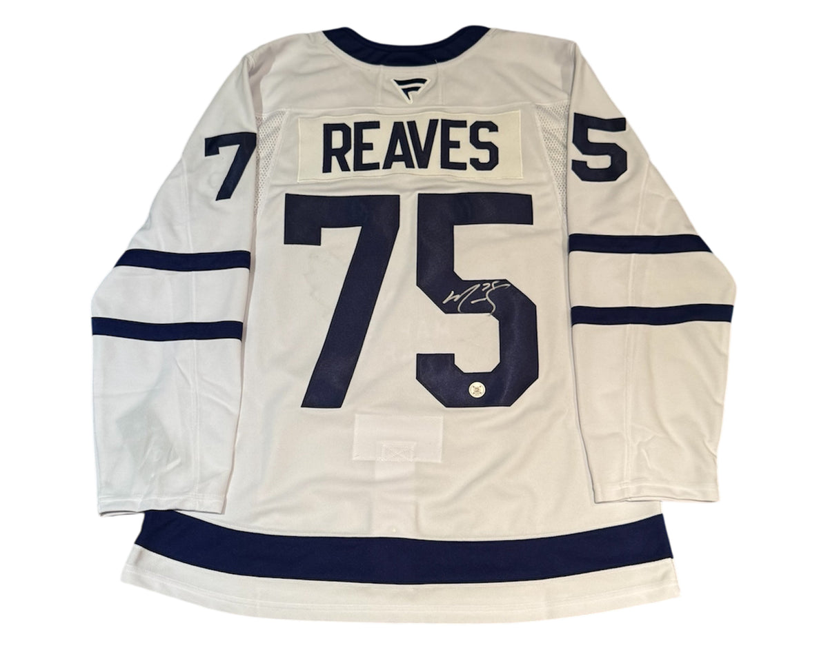 Ryan Reaves Autographed Toronto Maple Leafs Away White Fanatics Premium Jersey-1
