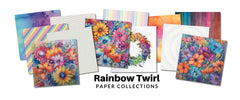 Rainbow Twirl 12x12 Paper Collection 30429-11