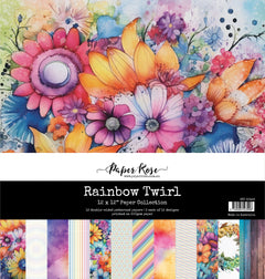 Rainbow Twirl 12x12 Paper Collection 30429-1