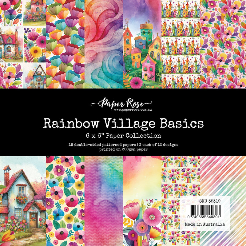Rainbow Village Basics 6x6 Paper Collection 35319-1