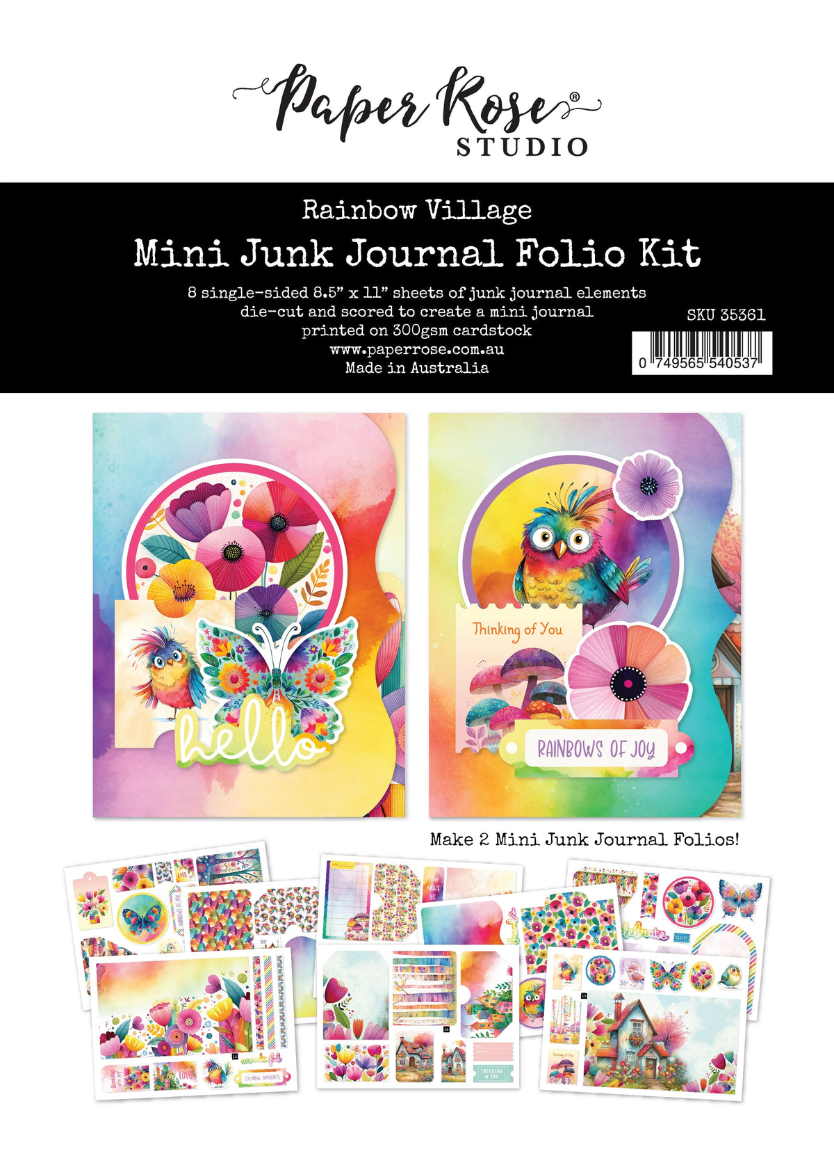 Rainbow Village Mini Folio Kit 35361-1