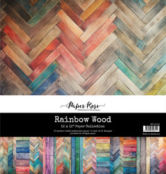 Colección de papel Rainbow Wood 12x12 31019-1