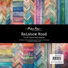 Collection de papiers Rainbow Wood 6x6 31040-1