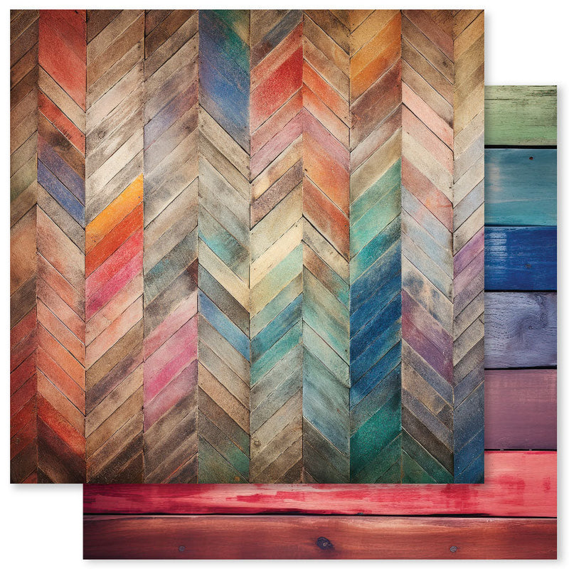 Collection de papiers Rainbow Wood 6x6 31040-2