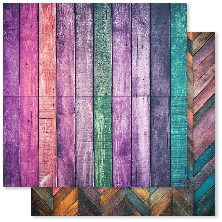 Collection de papiers Rainbow Wood 6x6 31040-3
