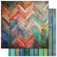 Collection de papiers Rainbow Wood 6x6 31040-4
