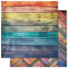Colección de papel Rainbow Wood 12x12 31019-5