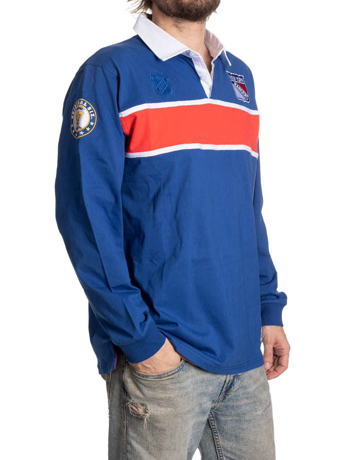 New York Rangers Rugby Shirt-2