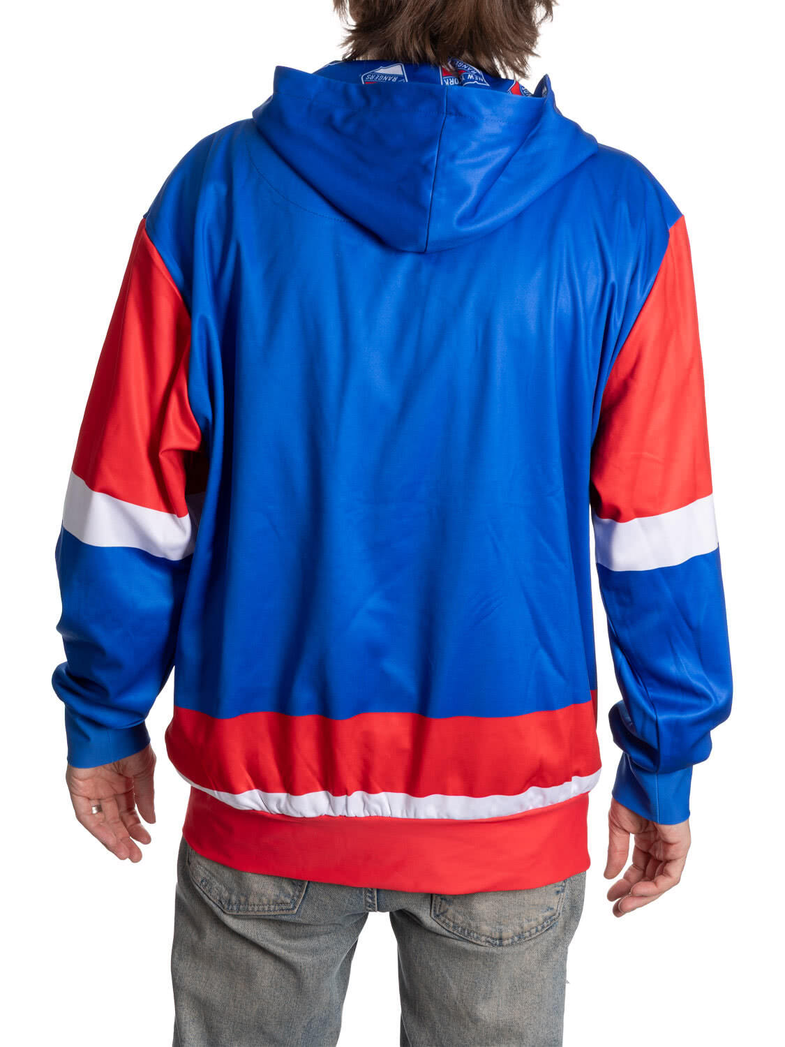 New York Rangers Hockey Lace Hoodie-2