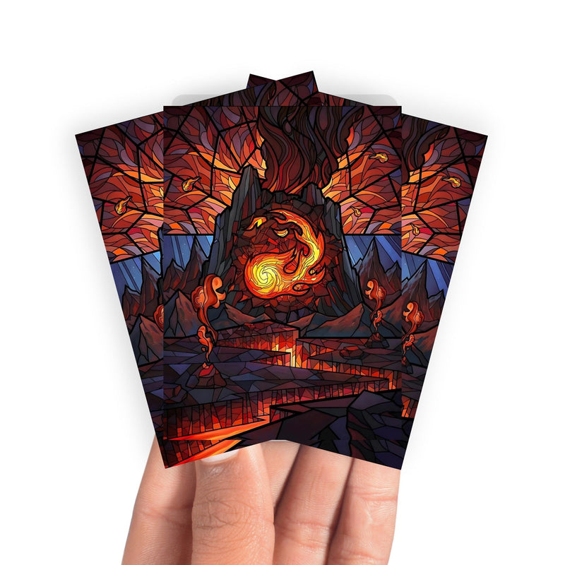 Red Mana Card Sleeves-3