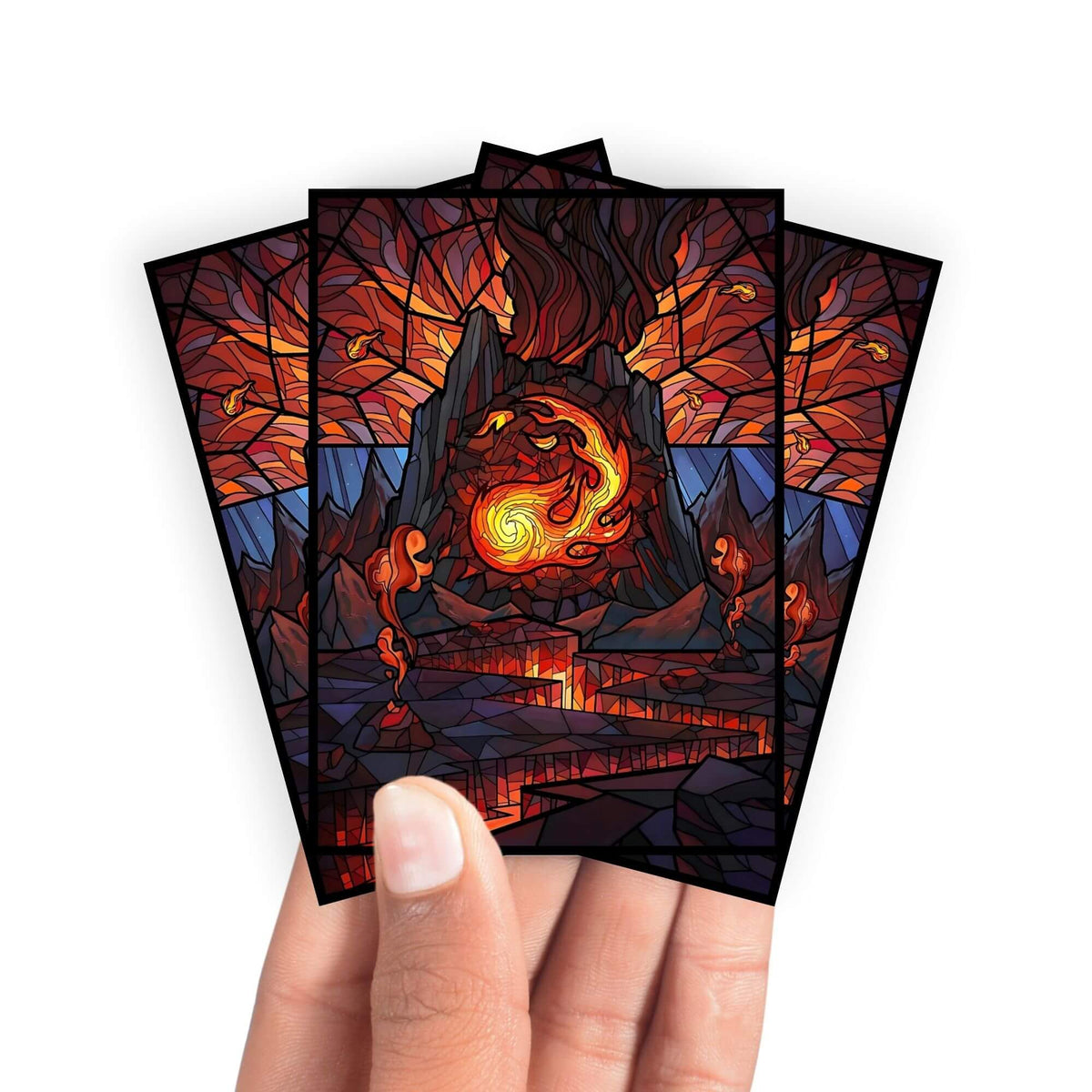 Red Mana Card Sleeves-1