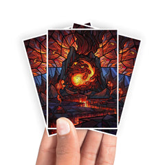 Red Mana Card Sleeves-2
