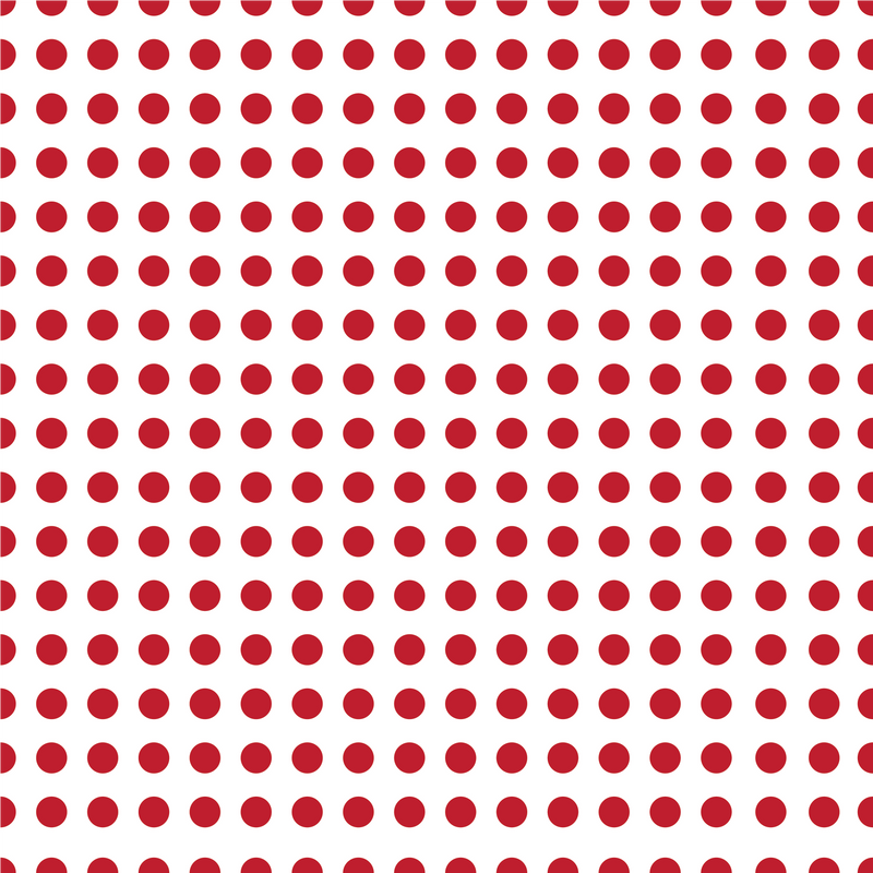 Craft HTV  Red Polka Dots Pattern-1