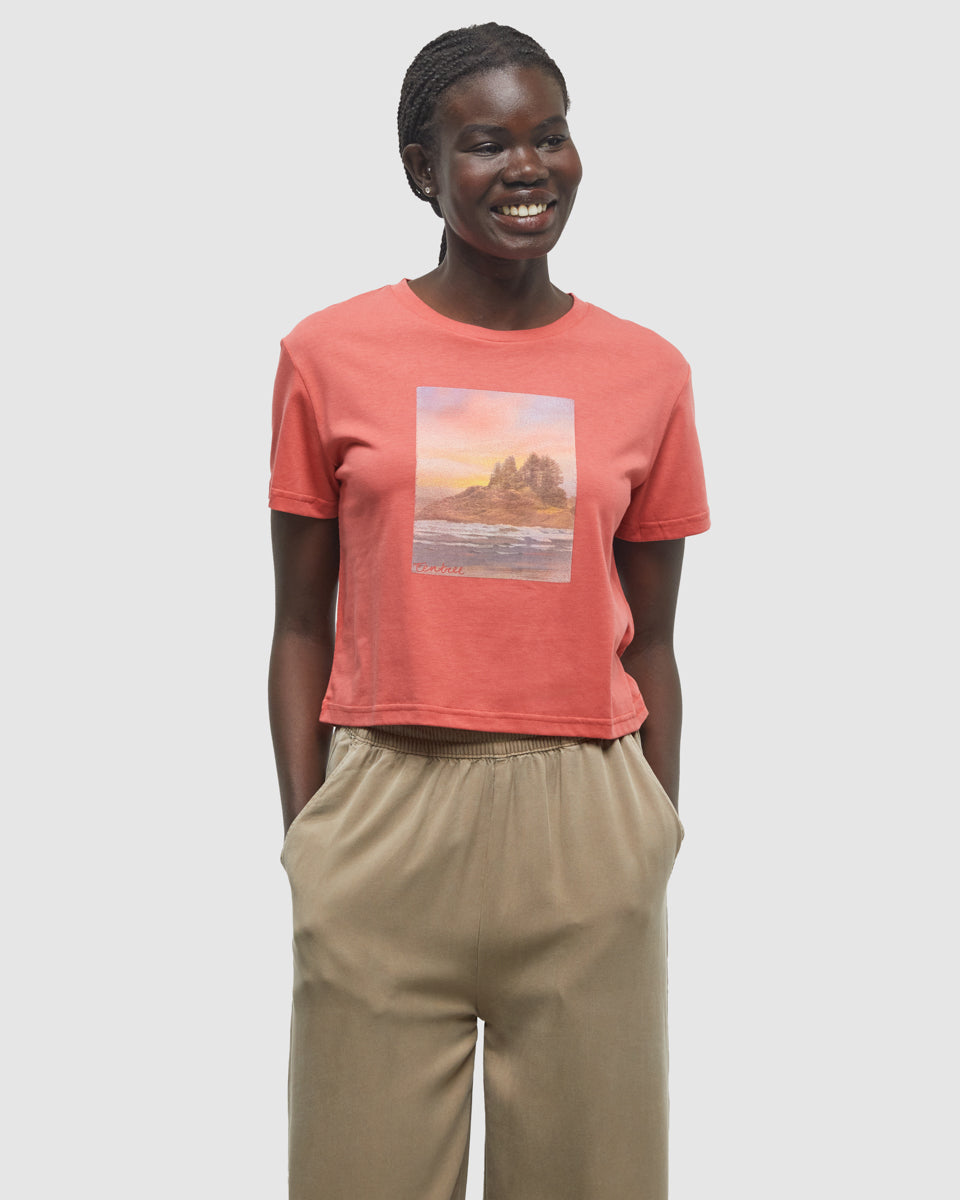 Breakwater Crop T-Shirt-1