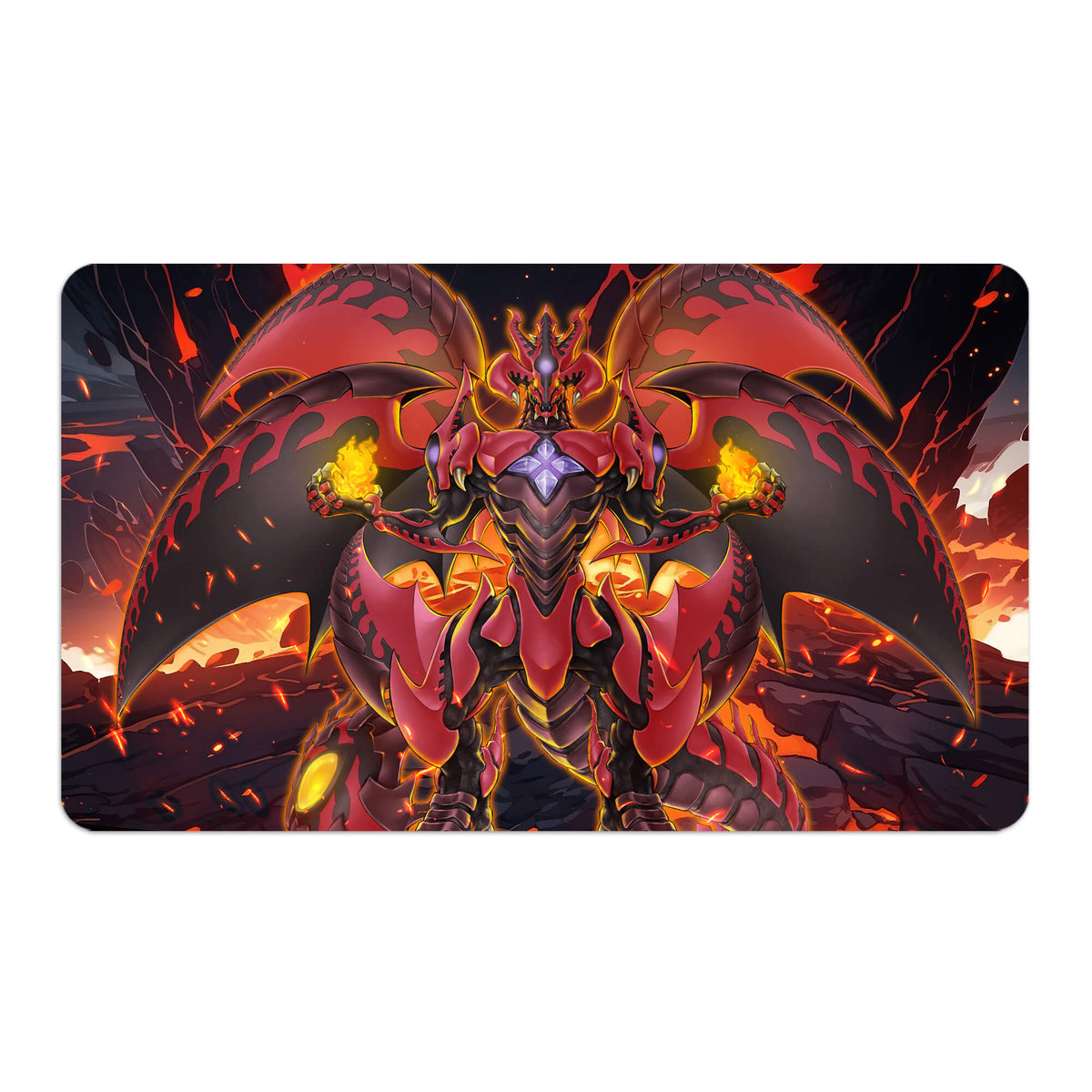 Red Supernova Dragon Playmat-1
