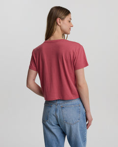 Lake View Crop T-Shirt-3