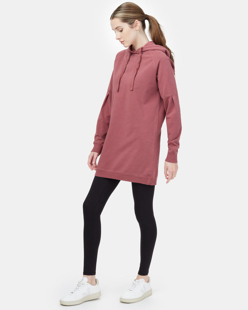 Oversized French Terry Hoodie Dress-1