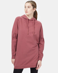 Oversized French Terry Hoodie Dress-2
