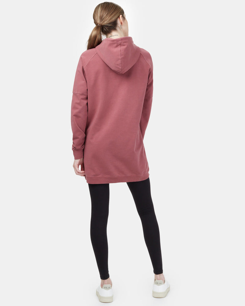 Oversized French Terry Hoodie Dress-3