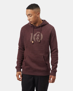 Flocked Logo Hoodie-3