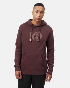 Flocked Logo Hoodie-1