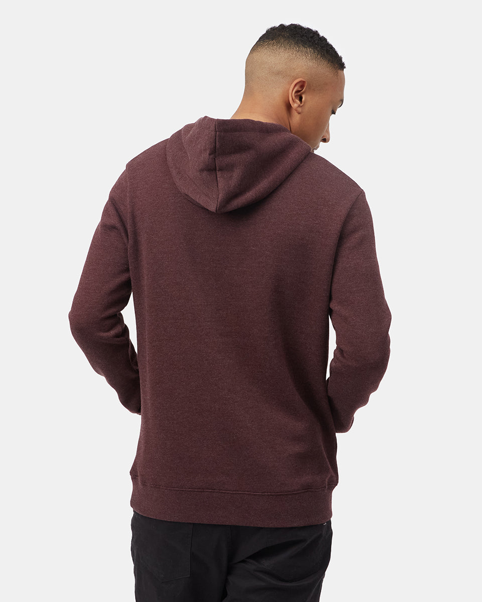 Flocked Logo Hoodie-4