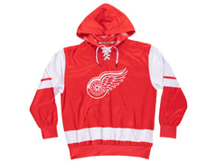 Detroit Red Wings Hockey Lace Hoodie-5