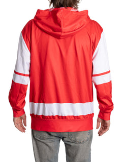 Detroit Red Wings Hockey Lace Hoodie-2