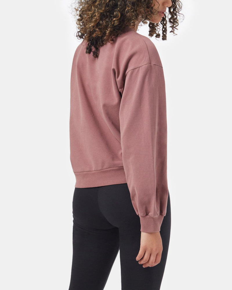 French Terry Balloon Sleeve Crew-3