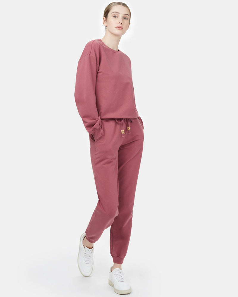 French Terry Balloon Sleeve Crew-2
