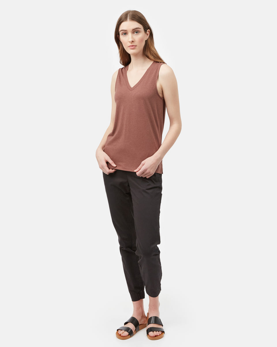 TreeBlend V-Neck Tank-2